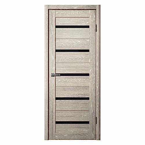 Дверь межкомнатная LD-4, экошпон (ст. черное) Дверь межкомнатная LD-4, экошпон (ст. черное)